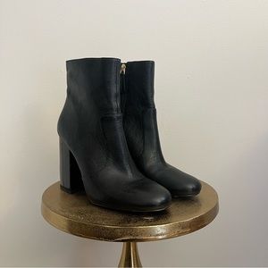 Anne Klein Black Heel Booties